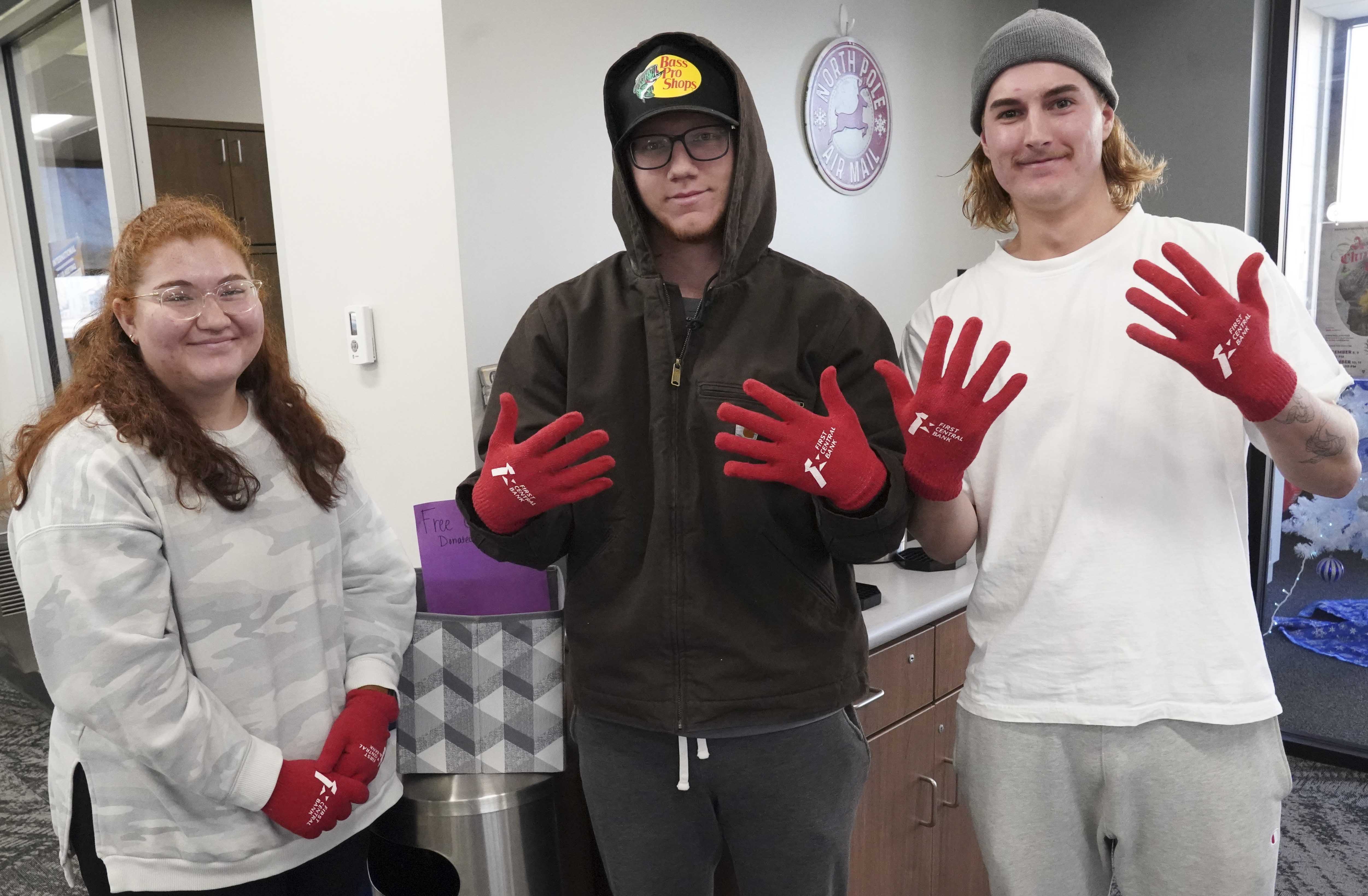 MCC sophomore zoology major Kaylee Guerrero helped coordinate a donation of 50 pair of gloves for MCC students.