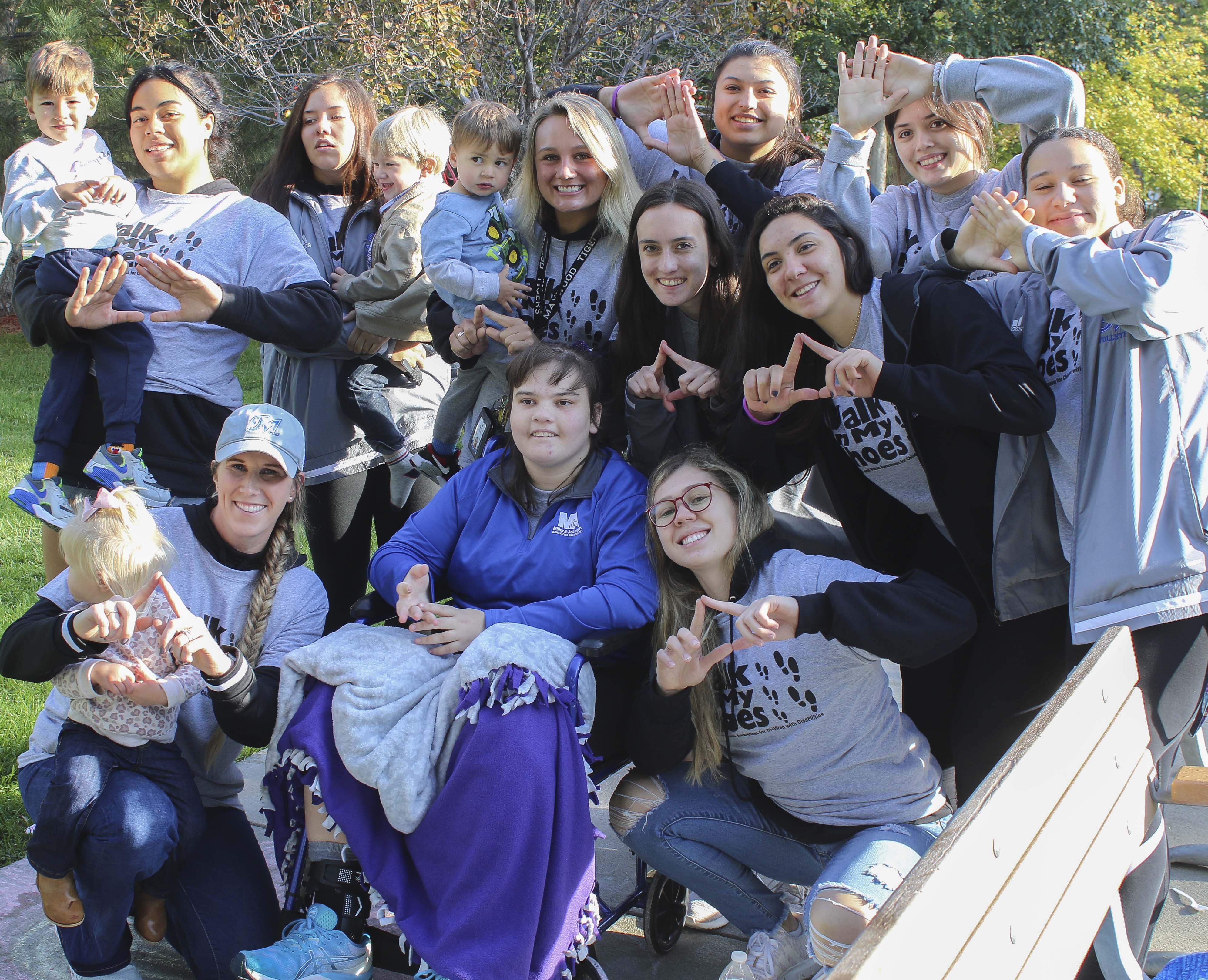 MCC Volleyball team supports Team Abbee