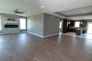 Photo of the entryway in the project house at 2121 Iron Eagle Court in North Platte.