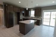 Photo of the kitchen in the project house at 2121 Iron Eagle Court in North Platte.