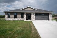 Photo of the front of the house at 2121 Iron Eagle Court in North Platte.