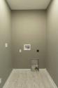 Photo of the laundry room in the project house at 2121 Iron Eagle Court in North Platte.