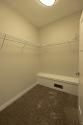 Photo of the closet in the master bedroom in the project house at 2121 Iron Eagle Court in North Platte.