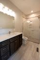Photo of the master bathroom in the project house at 2121 Iron Eagle Court in North Platte.
