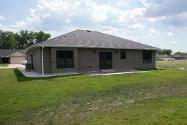 Photo of the backyard of the project house at 2121 Iron Eagle Court in North Platte.