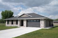 Photo of the front of the house at 2121 Iron Eagle Court in North Platte.