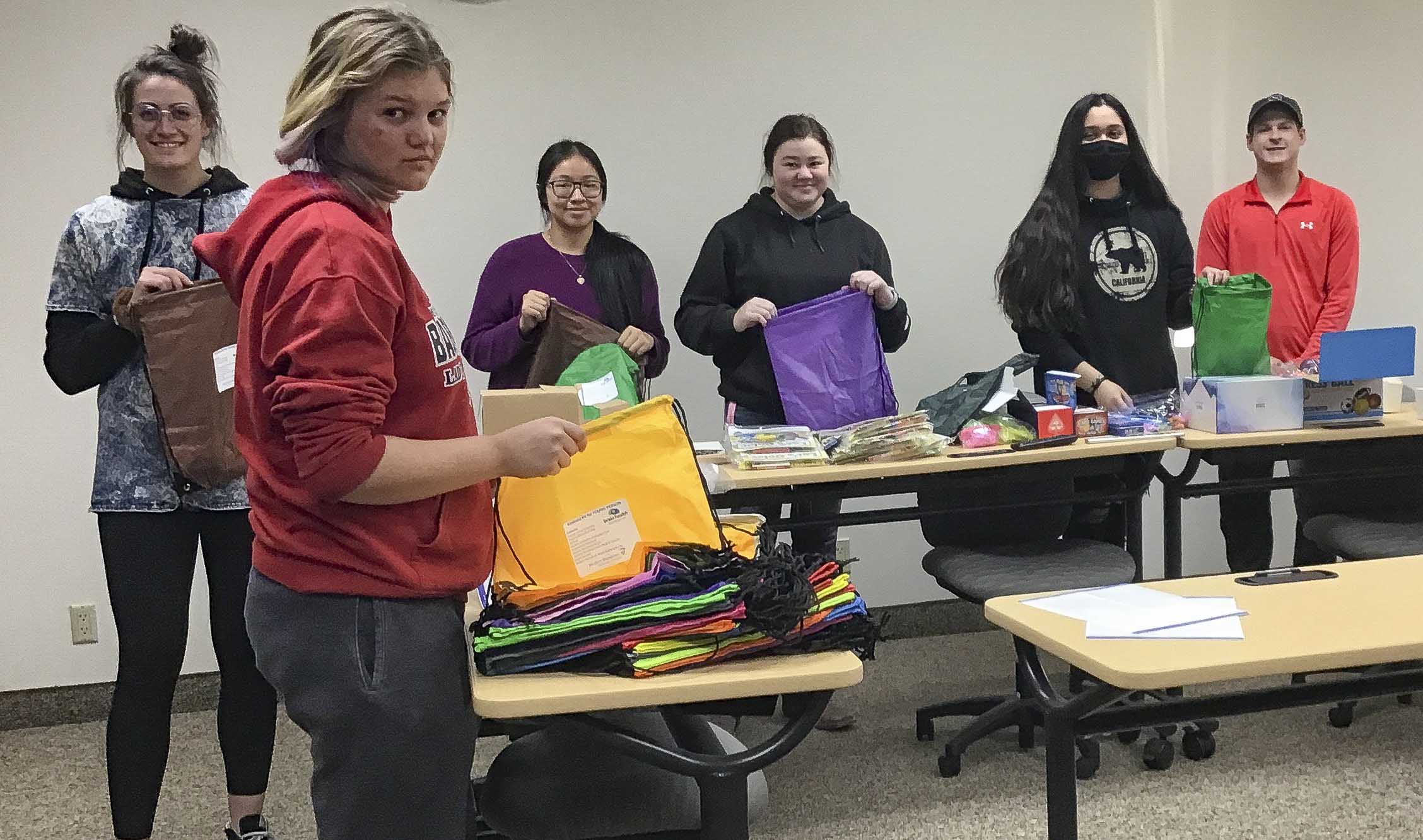 MCC students assemble "kindness kits"