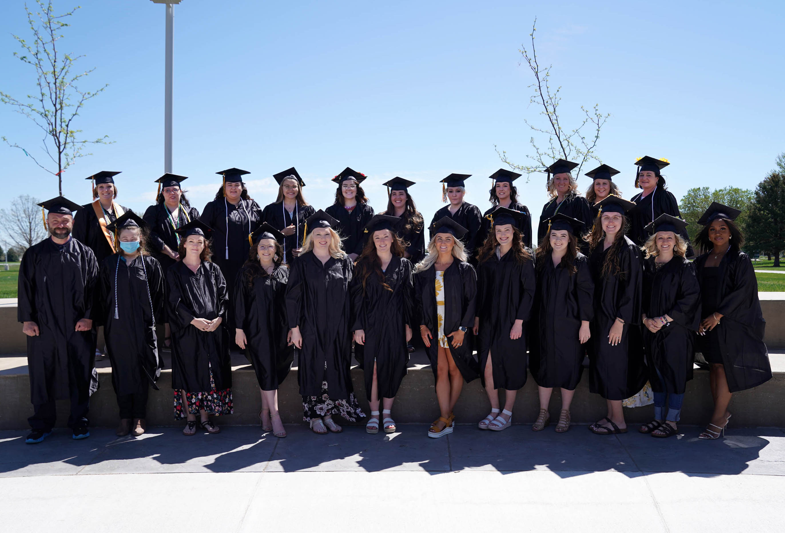 nursing students standing