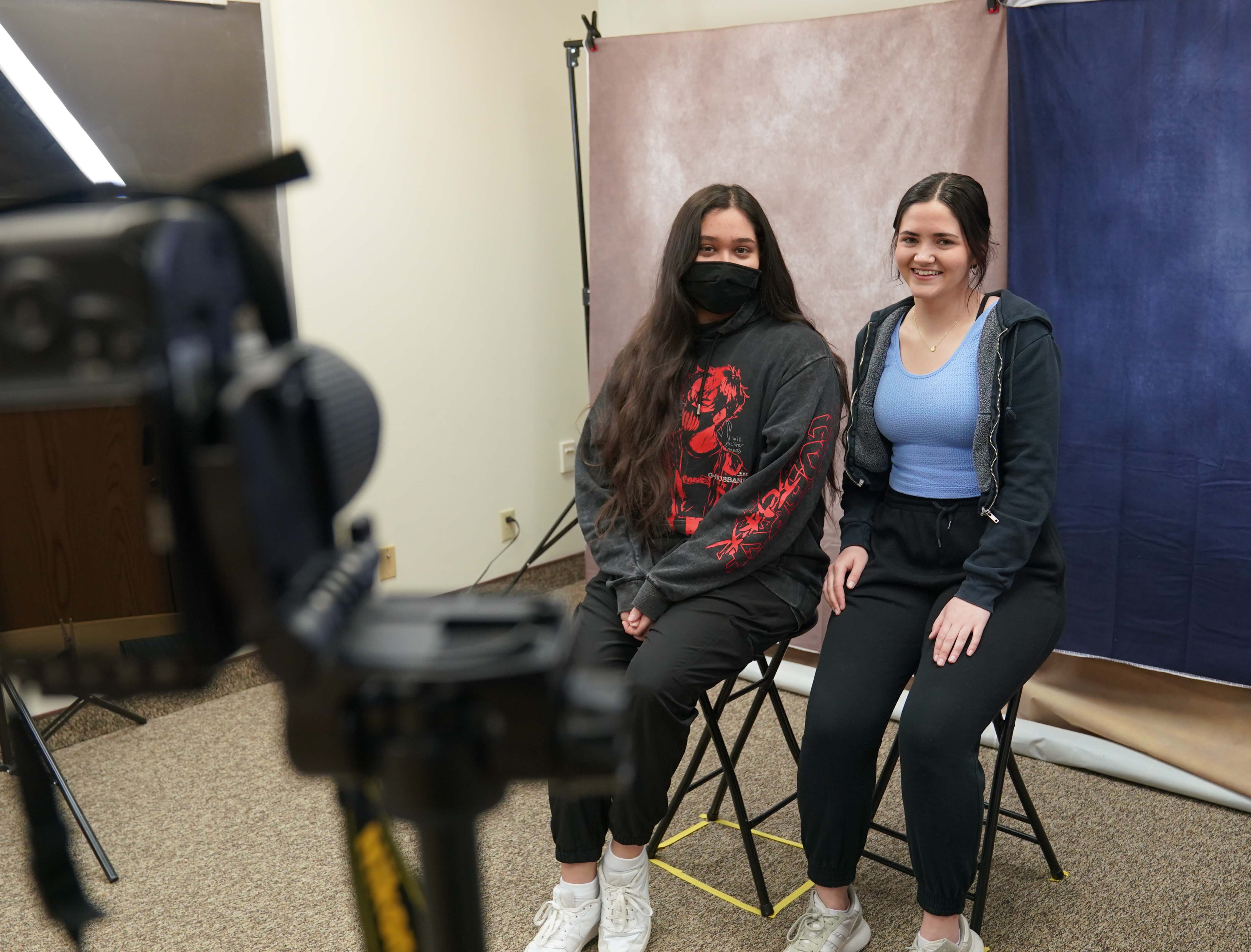 MCC PBL students Leslie Hernandez and Krysta Henning