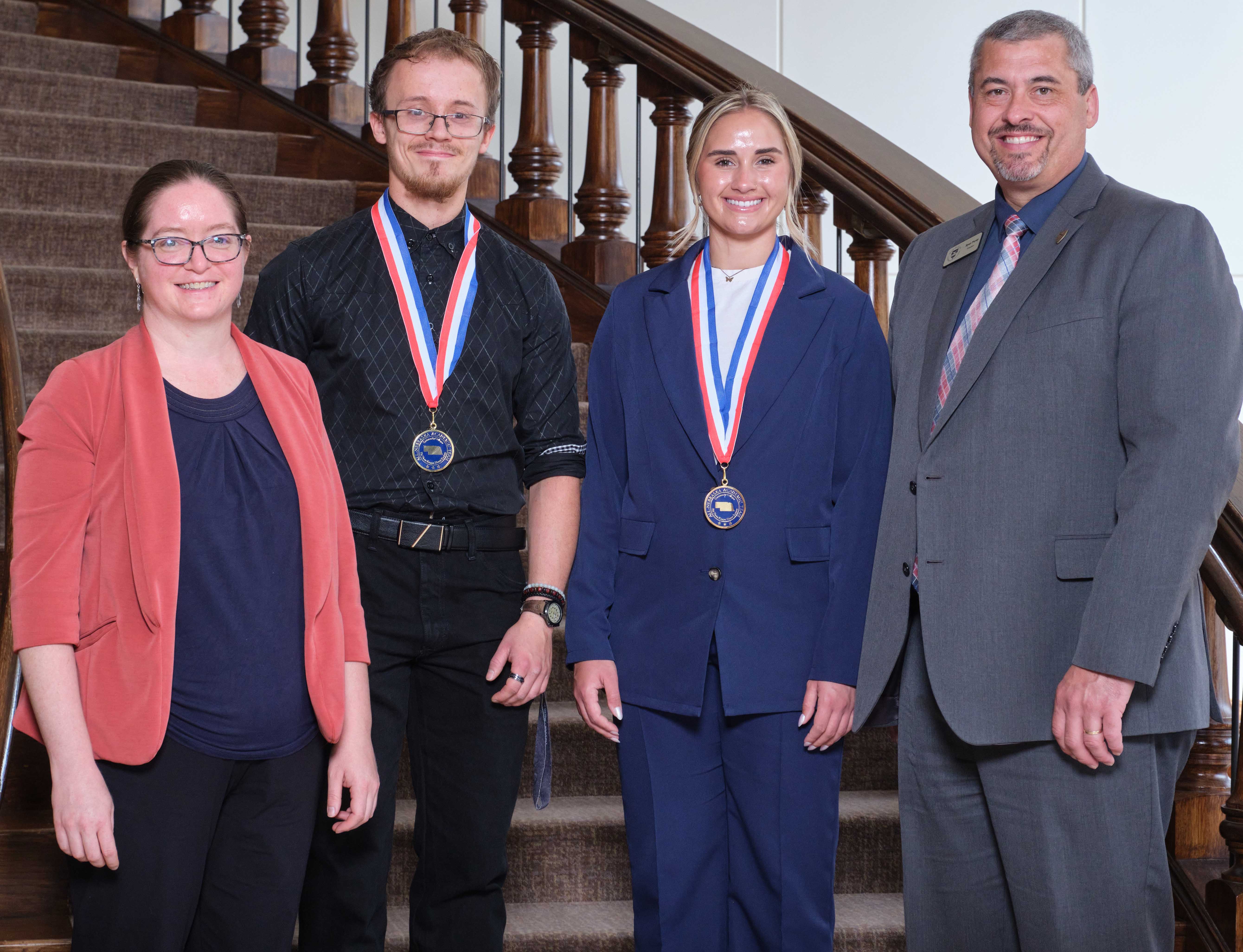 Nelson, Harvie 2024 PTK All-Nebraska Academic Team