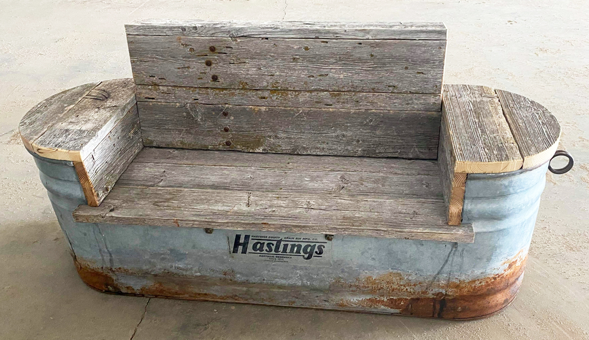 Stock Tank Bench