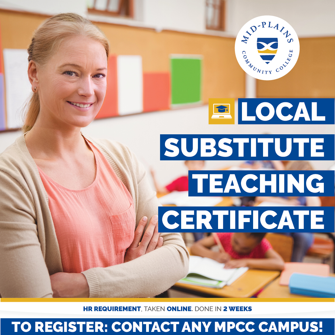 MPCC offering a required course for those wanting to become certified as substitute teachers.