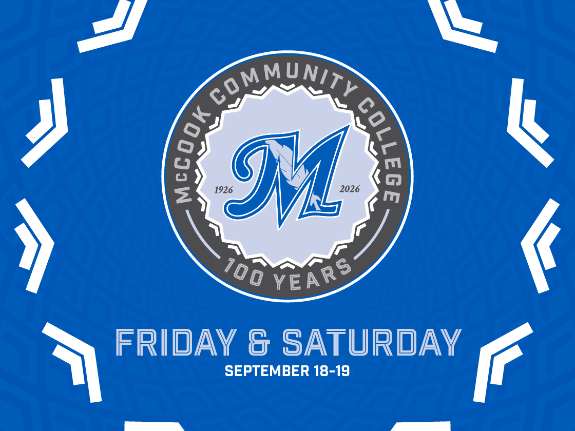 Image of the McCook 100 year celebration with the date September 18-19. 